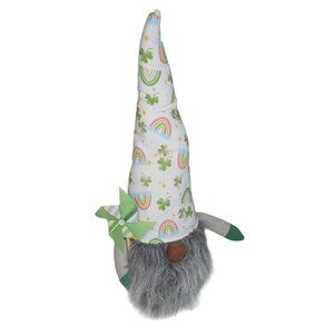 Huntington Home Spring St. Patrick's Day Gnome Decoration - Rainbow & Clover Hat